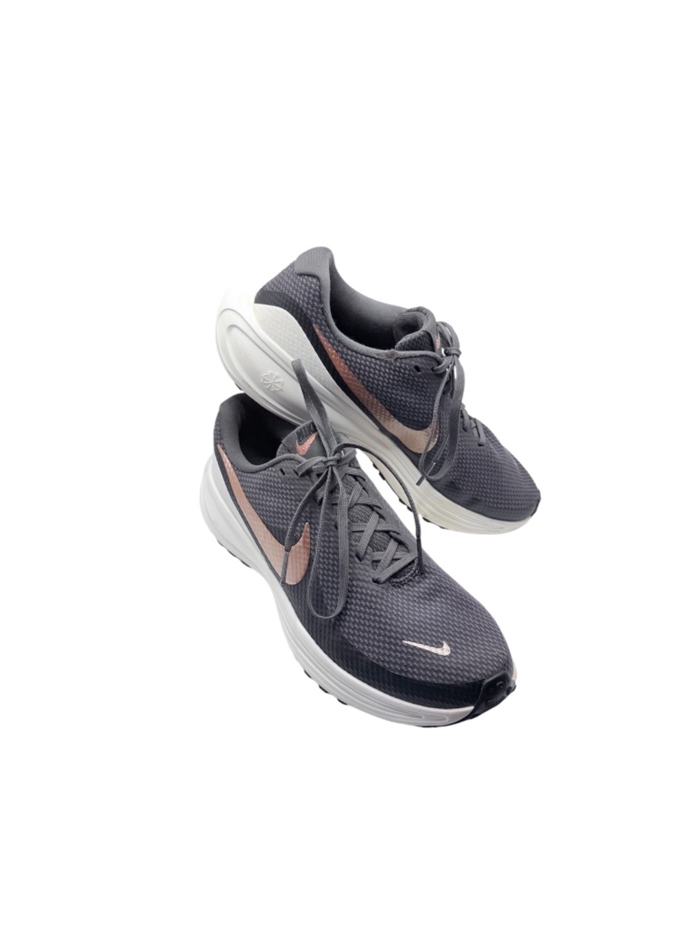 Nike Revolution 8 Shoes Women Size 9 Ash Black Running Sneakers HJ8485-200